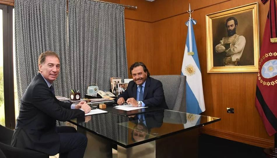 Sáenz pidió a Nación más certezas por las obras y le planteó las prioridades de Salta a Diego Santilli