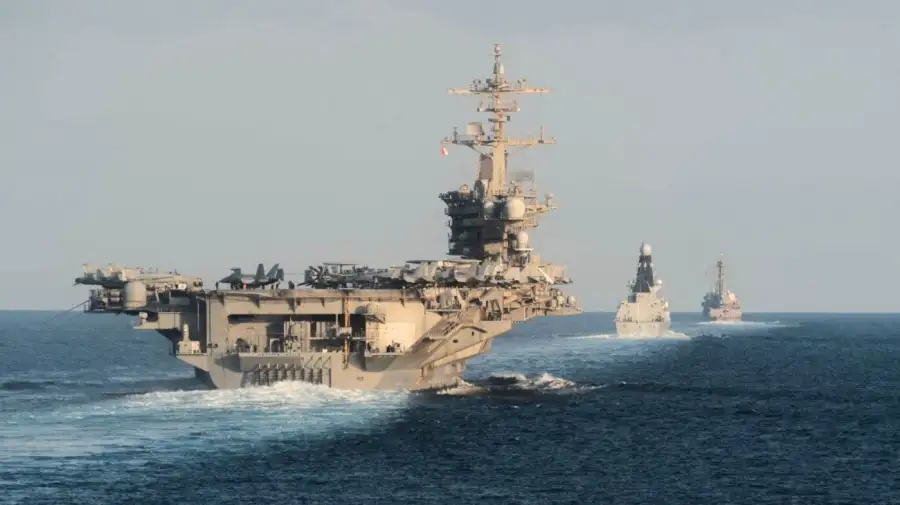 El USS Abraham Lincoln de la armada estadounidense
